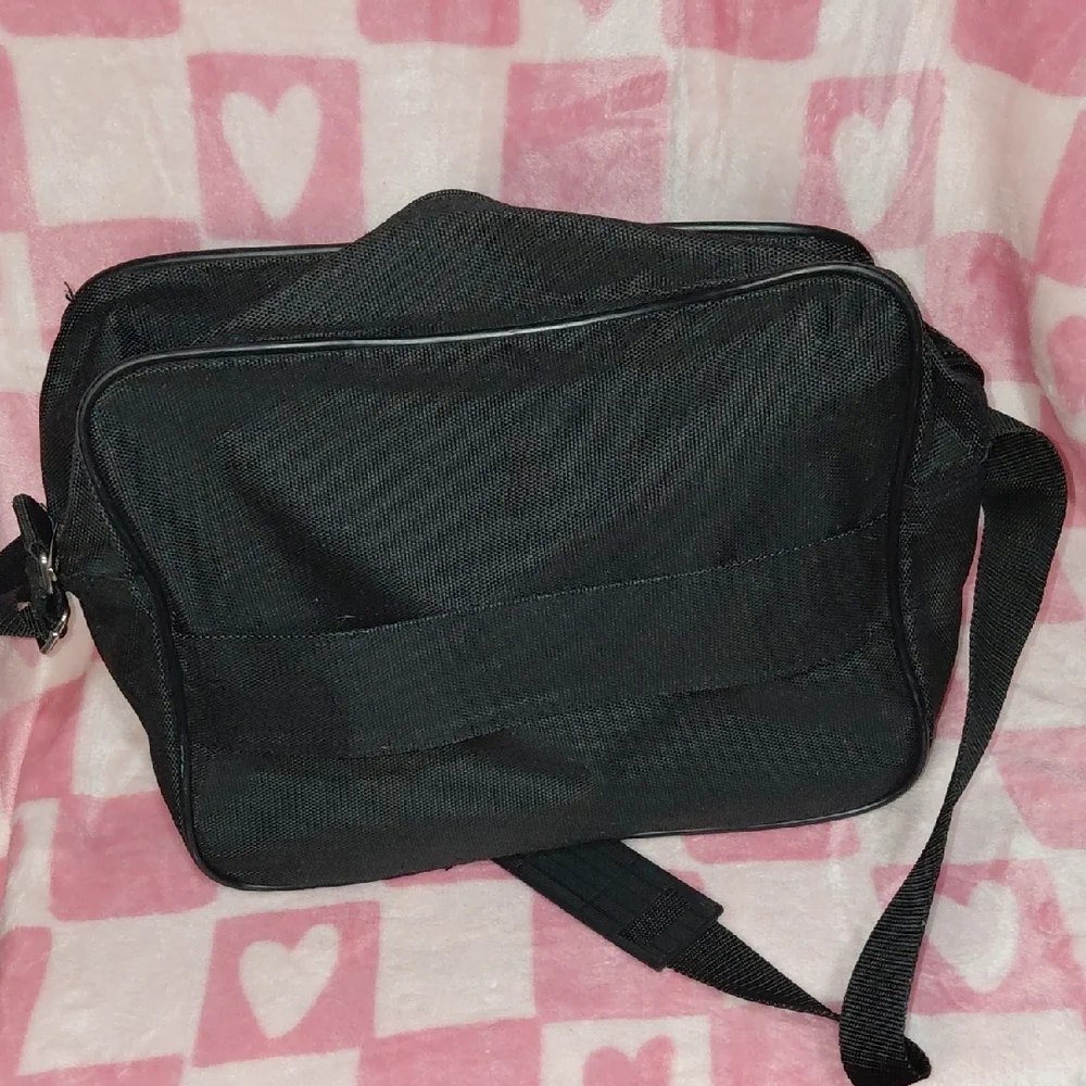 Jaguar Black Tapestry Carry On Weekender Travel Shoulder Bag Clean RN 93677